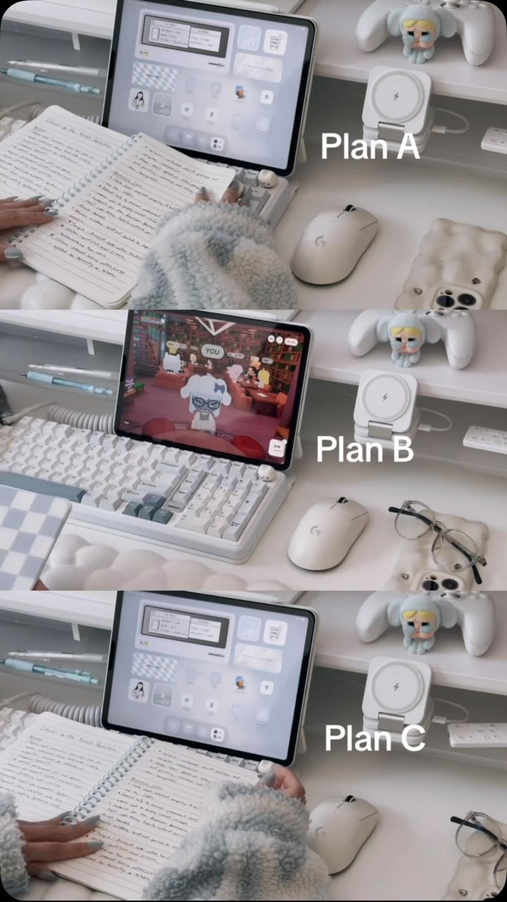 @cloudy.studycorner — instagram — Aesthetic comparison