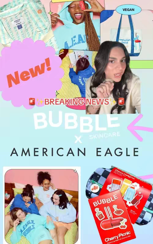 @makeup2themaxx — tiktok — Bubble x American Eagle