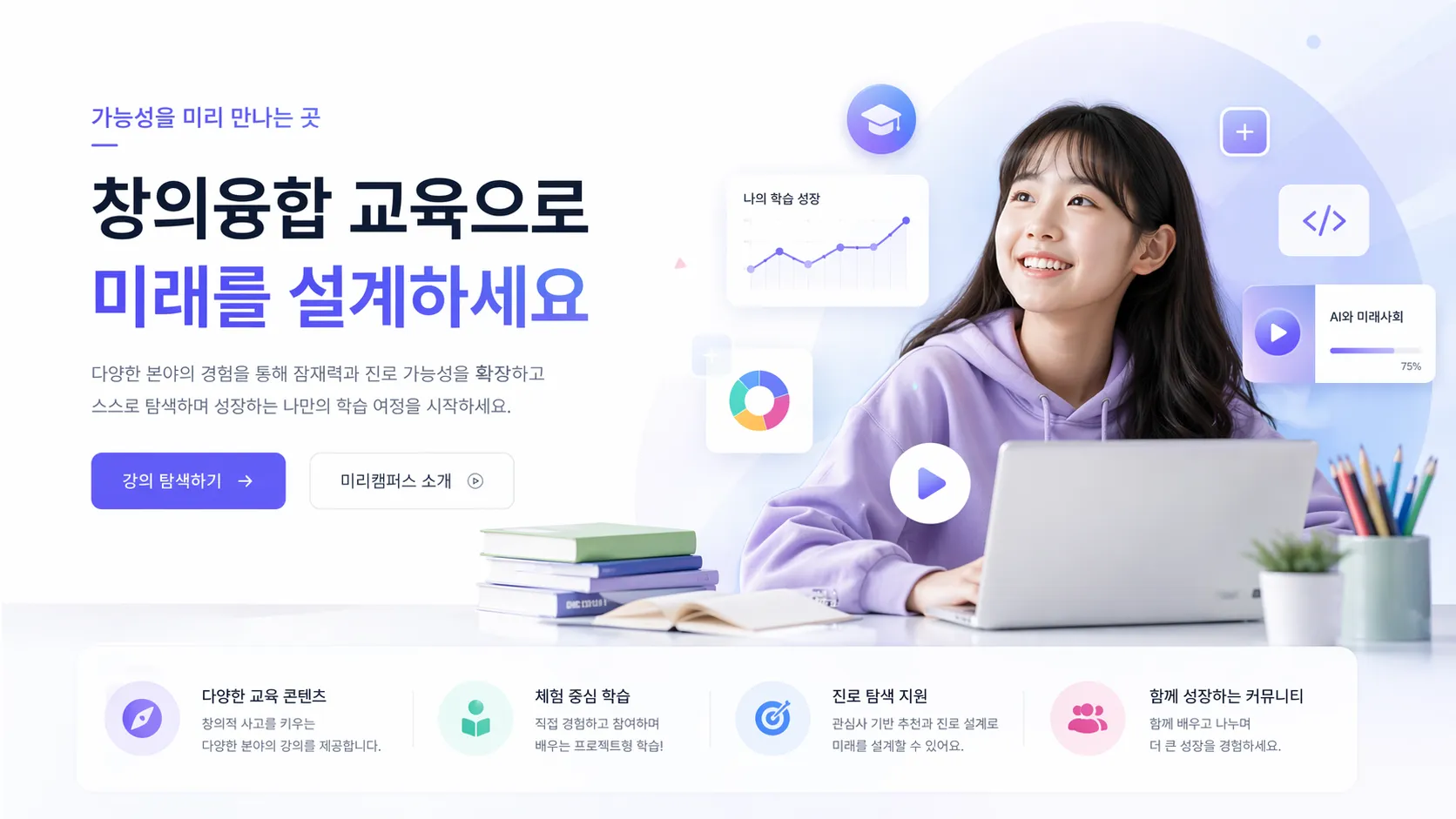 미리캠퍼스 창의융합 교육 플랫폼