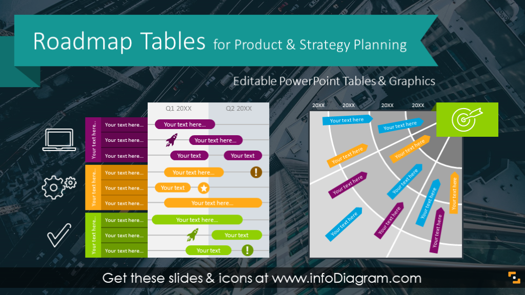 powerpoint templates product roadmap