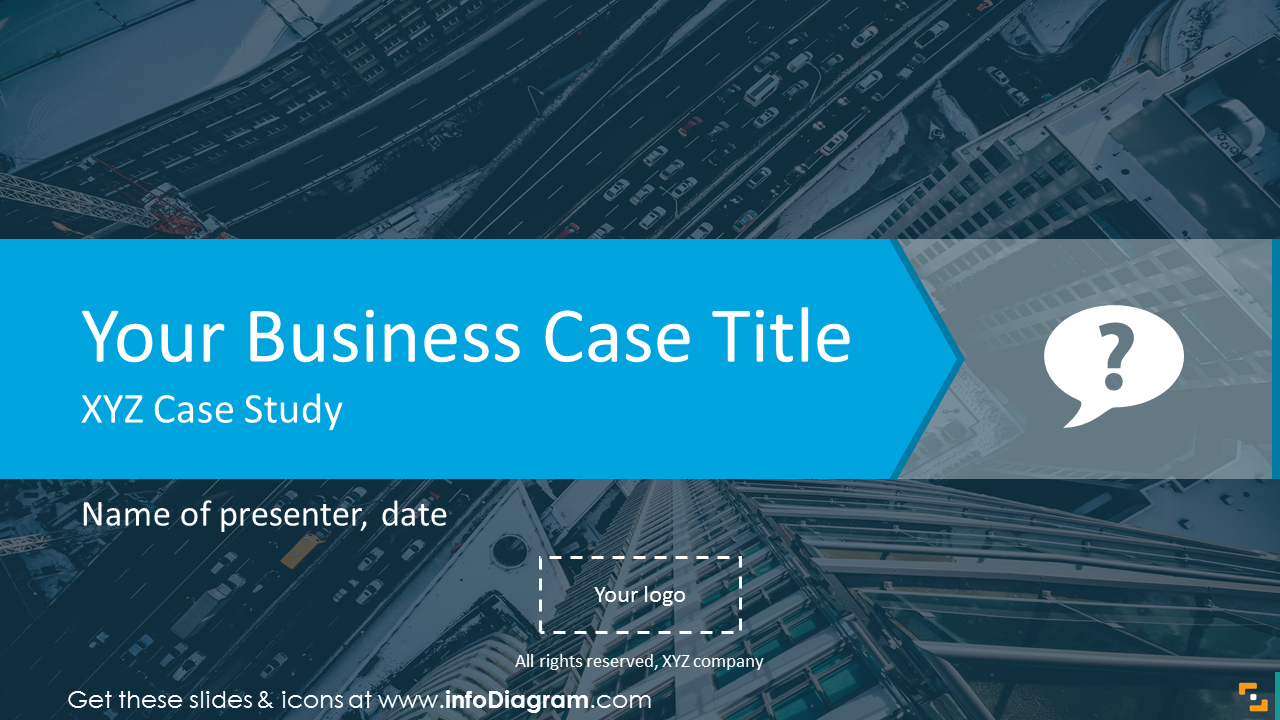 Creative Business Case Presentation Template For Powerpoint With Gap Analysis Visuals Challenges Processes Alternatives Comparison Diagrams And Icons