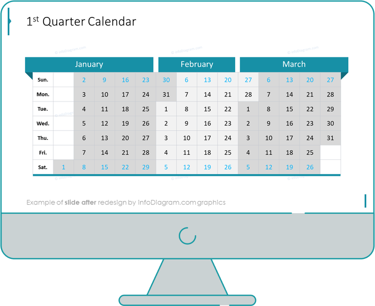 December 2022 US Calendars