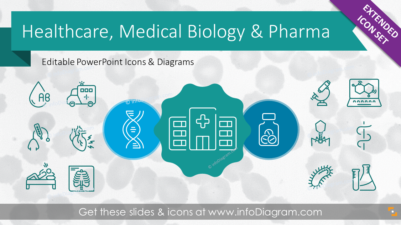 Modern Healthcare Medical Signs Of Organs Diseases Pharmaceuticals Outline Ppt Icons Presentation Infographic Of Hospital Genomics Biology Research