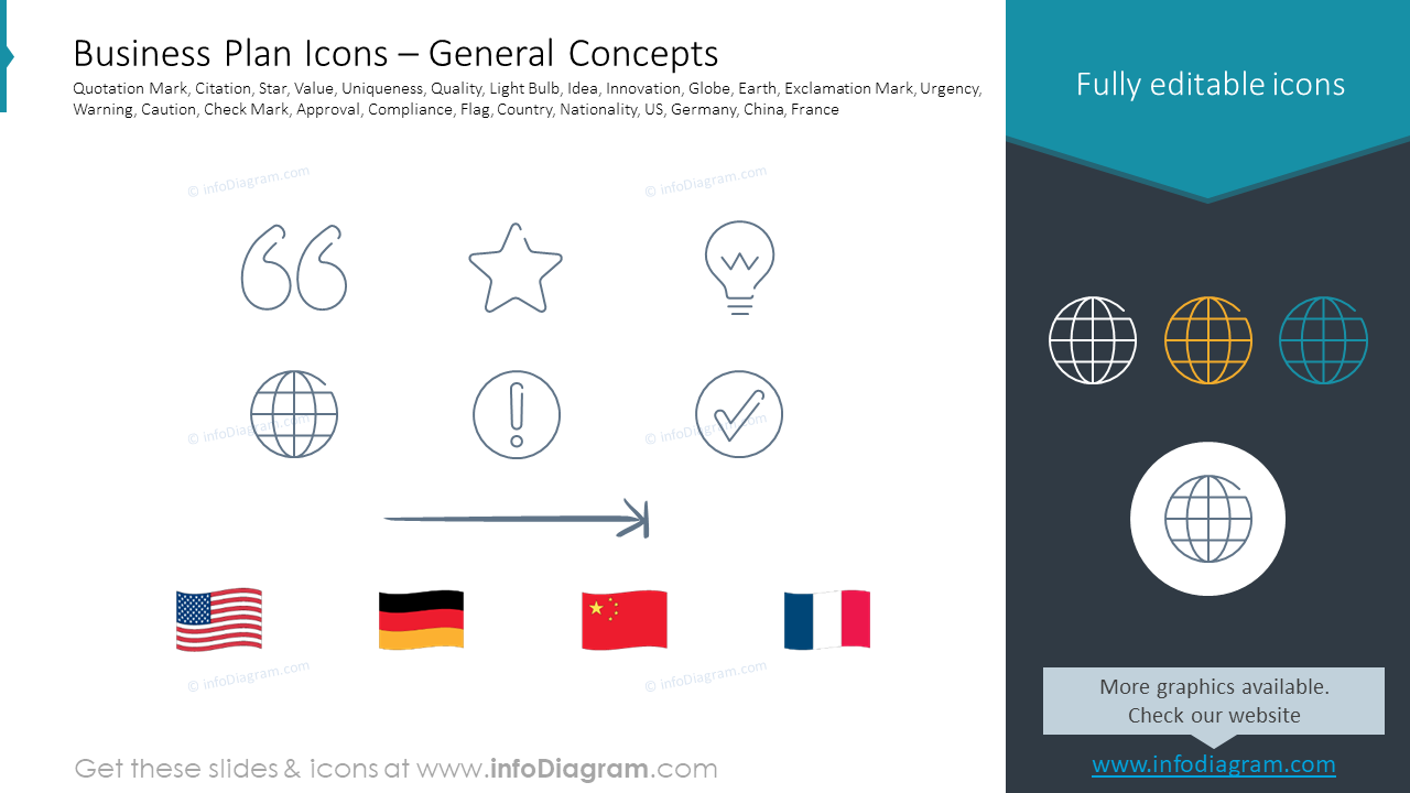 Business Plan Icons – General Concepts