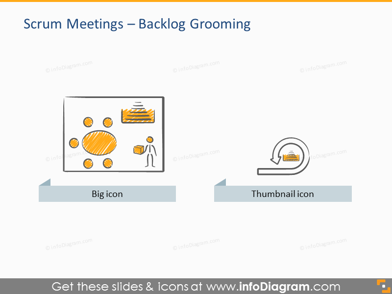 icon backlog grooming scrum meeting