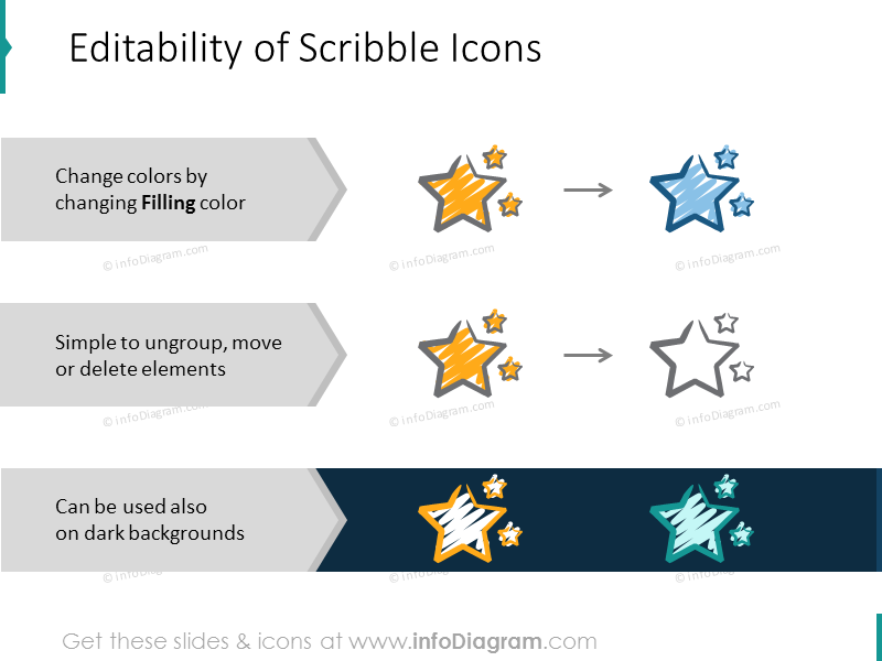 Sticky Notes, Pin, Tape elements for slides (PPT pictures)