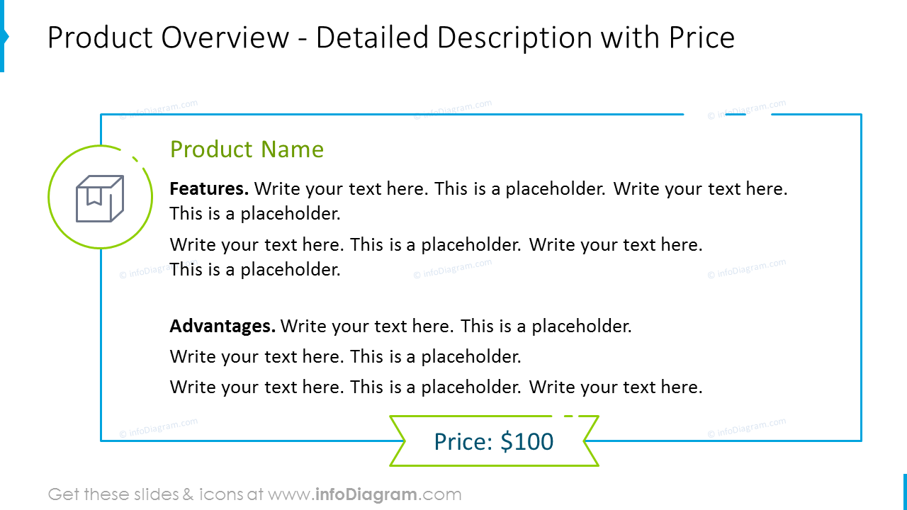 Detailed product description template