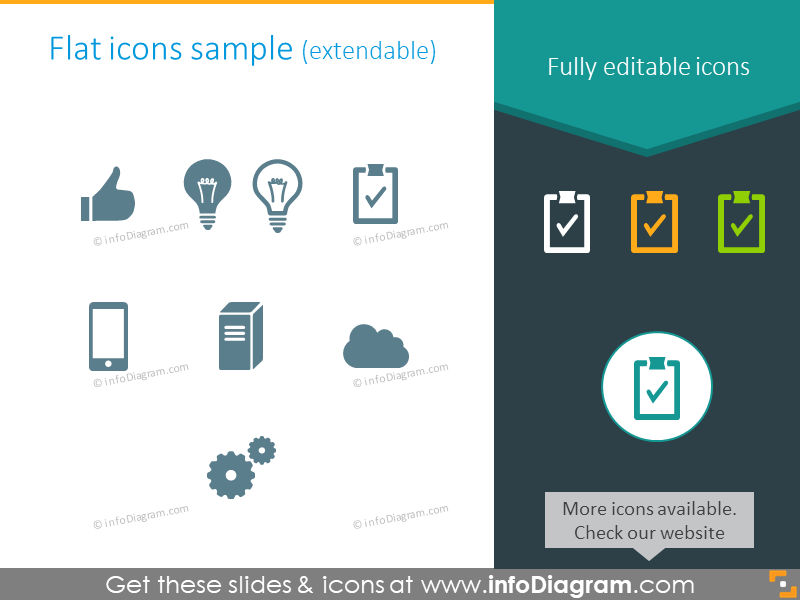 Creative Slideshare Presentation Timesaver Infographics (scribble PPT icons and diagrams)