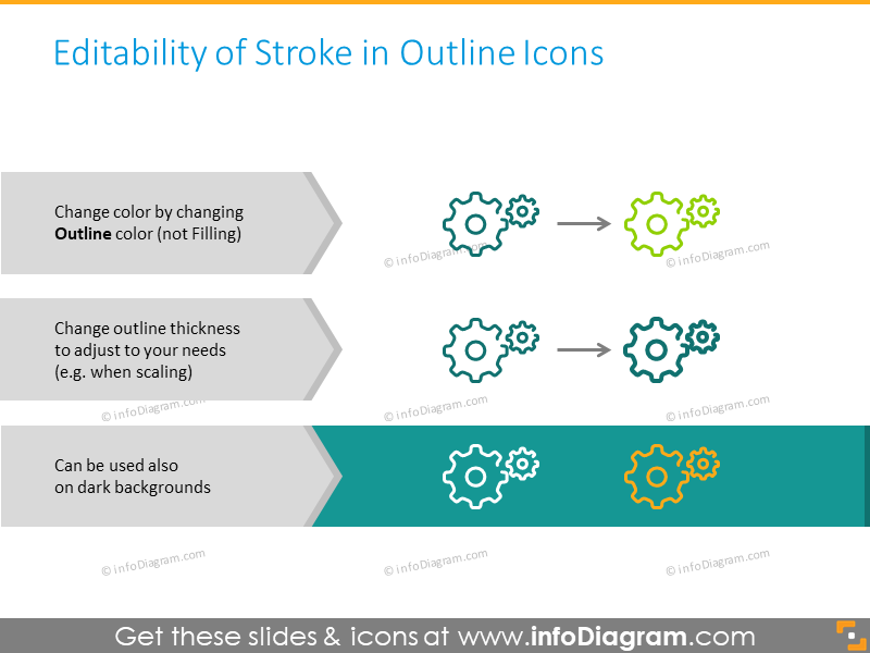 Free Infographics Diagrams and Symbols (PPT icons and shapes)