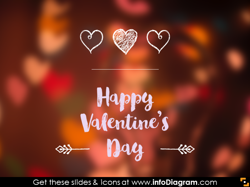 Seasonal Icons - Happy Valentines (PPT clipart)