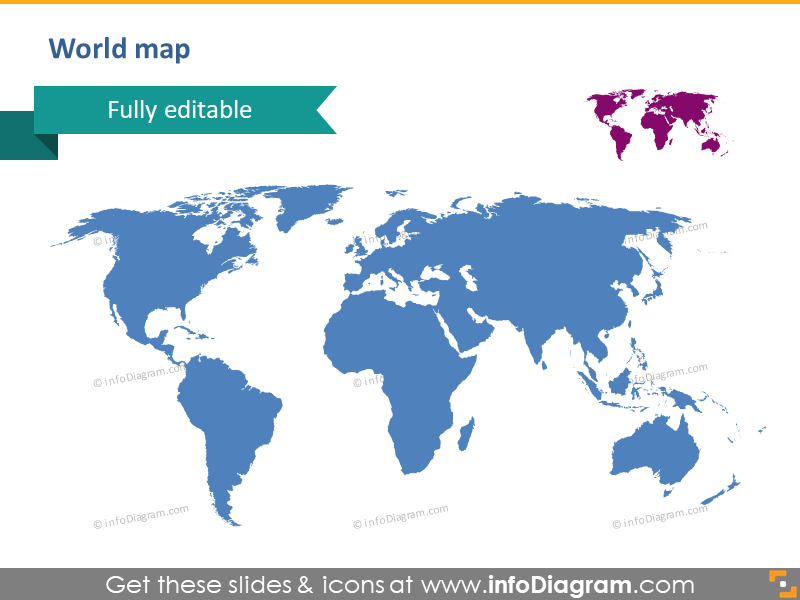 Editable Maps South Africa Countries African Continent Egypt Algeria