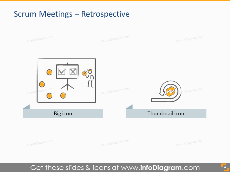 Scrum Project Management Toolbox (PPT icons)