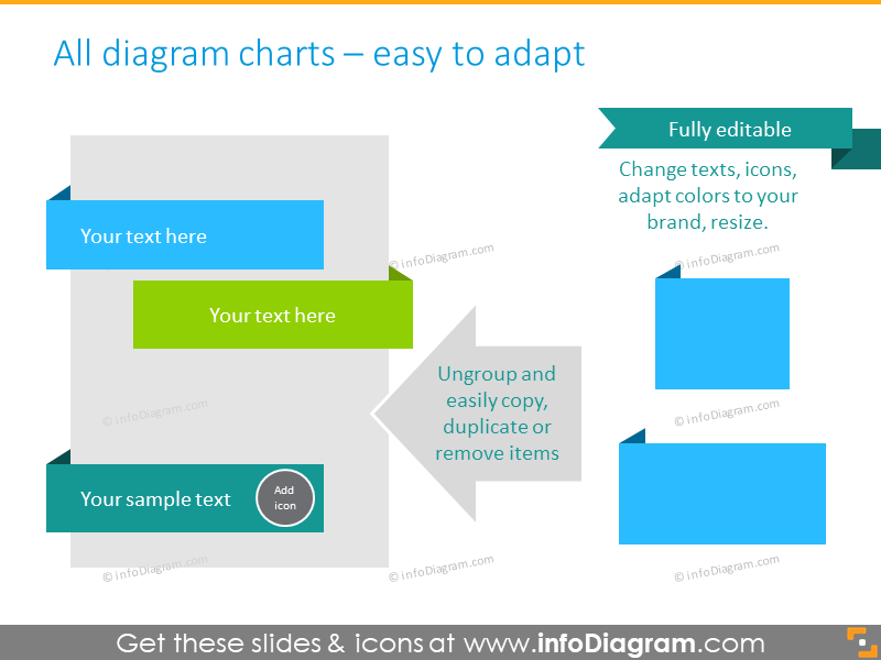 Creative Slideshare Presentation Timesaver Infographics (scribble PPT icons and diagrams)