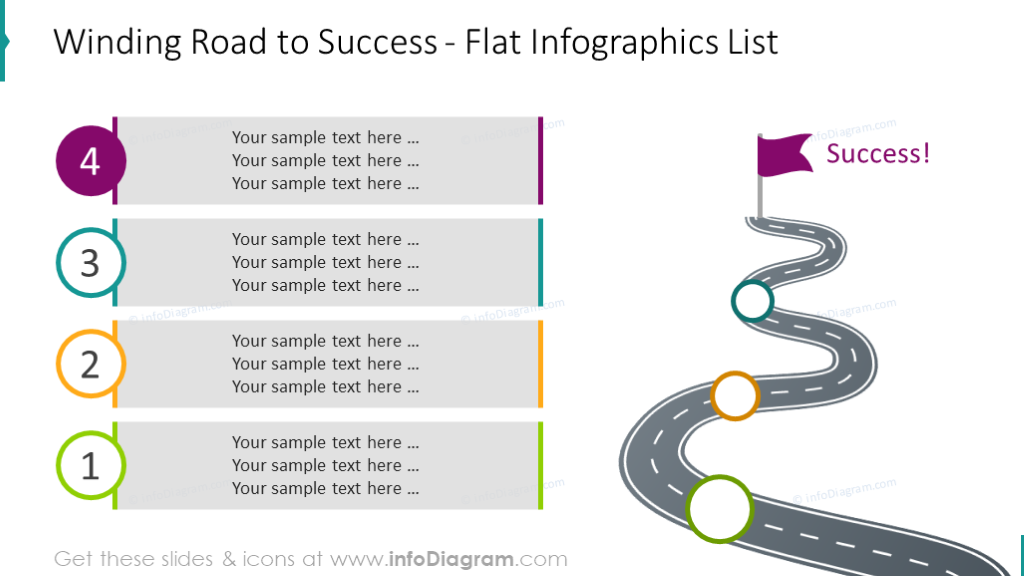 3d-curved-road-map-powerpoint-journey-highway-infographic