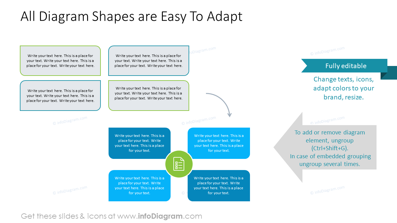 All Diagram Shapes are Easy To Adapt