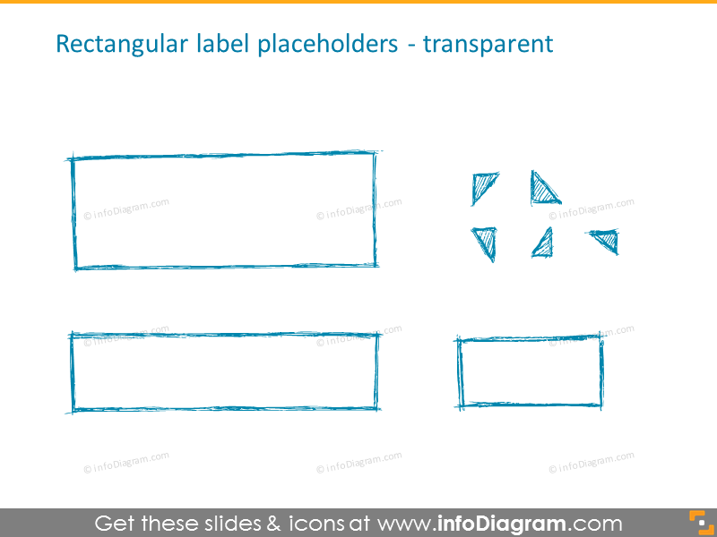  Rectangular label placeholders 