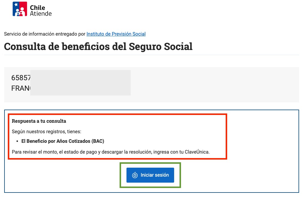 Pantalla de Resultado Positivo