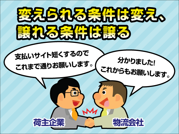 その運賃値上げ待った。今すぐ発注条件や支払い条件の見直しを　～すぐできる物流改善　取引条件編