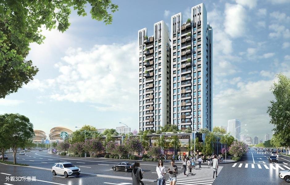 地段、配備十四期封頂　鴻承建設打造品牌鉅作