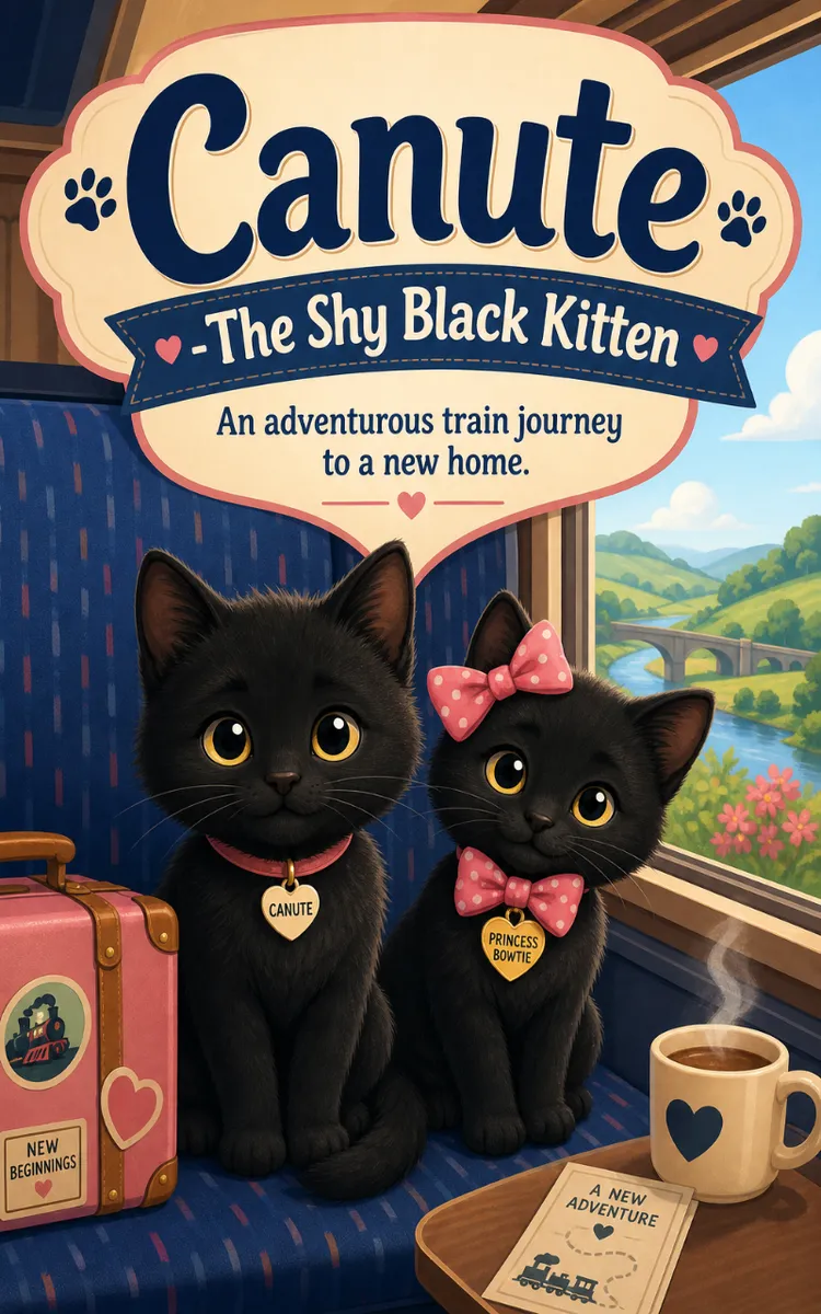 Canute - The Shy Black Kitten