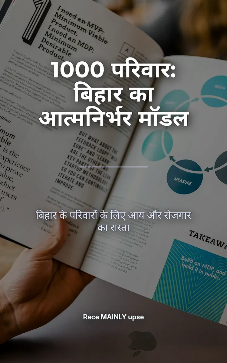1000 परिवार: बिहार का आत्मनिर्भर मॉडल