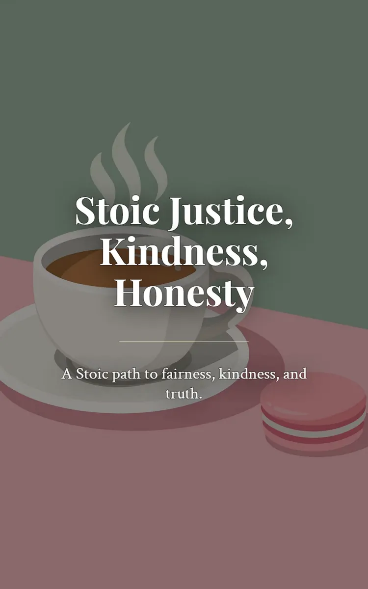 Stoic Justice, Kindness, Honesty