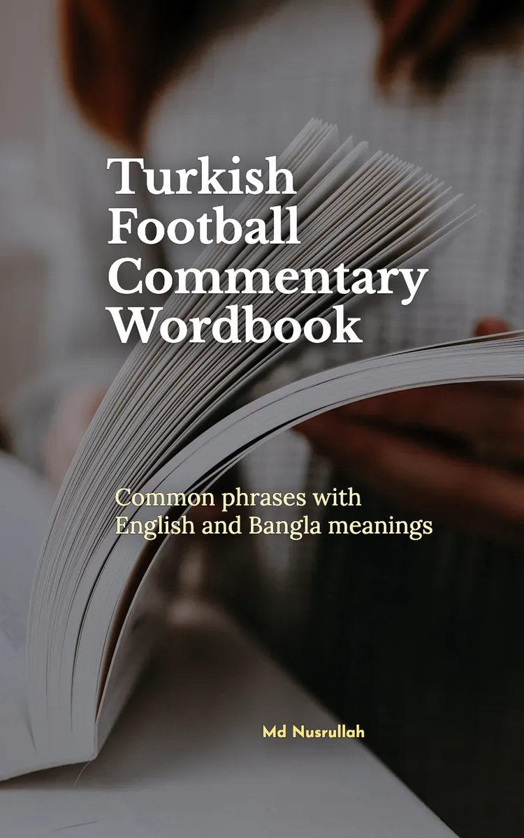 Turkish Football Commentary Wordbook