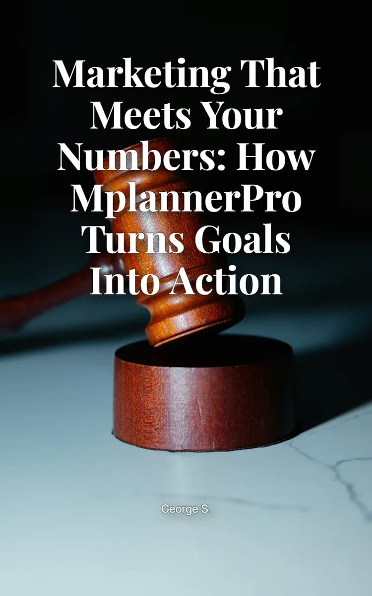 Marketing That Meets Your Numbers: How MplannerPro Turns Goals Into Action