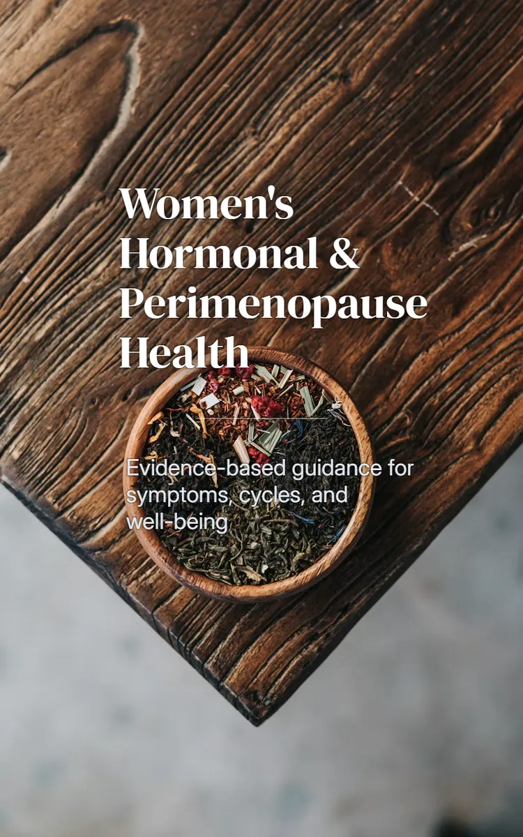 Women's Hormonal & Perimenopause Health