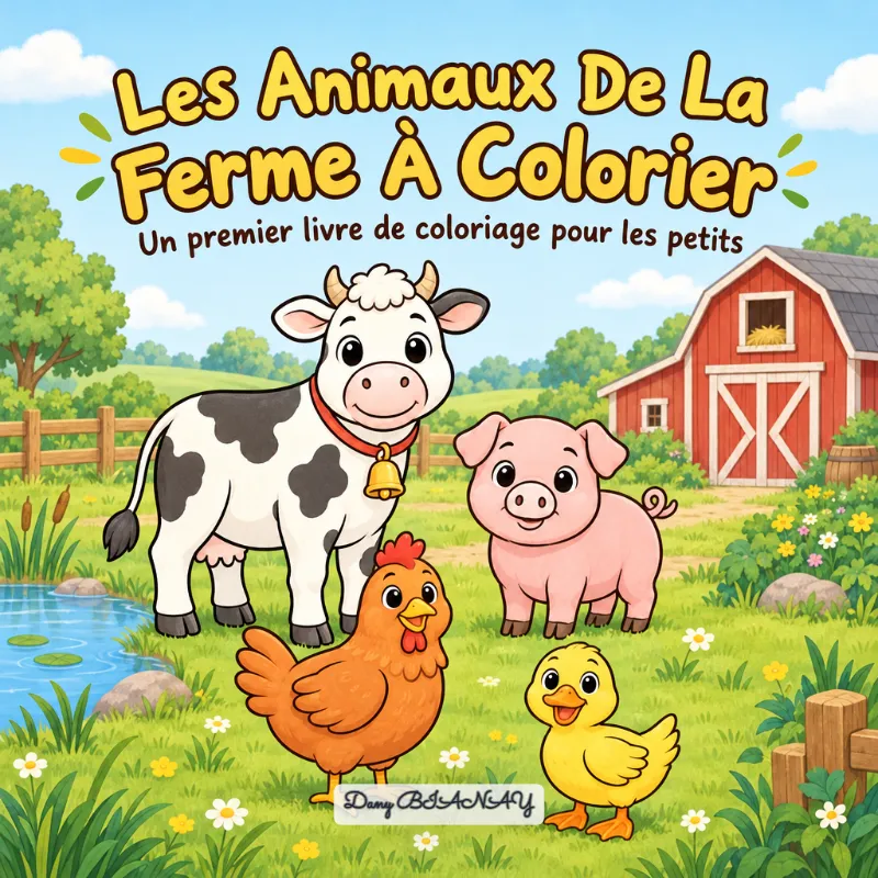 Les Animaux De La Ferme À Colorier