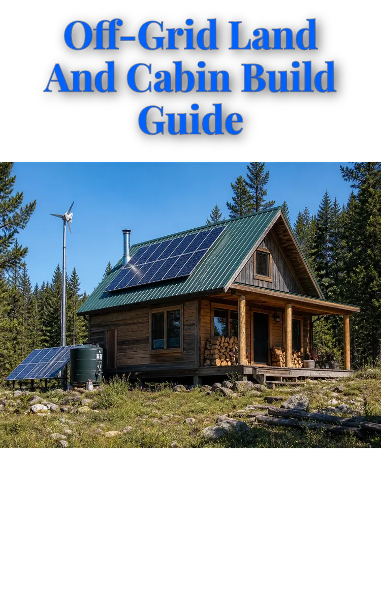 Off-Grid Land And Cabin Build Guide