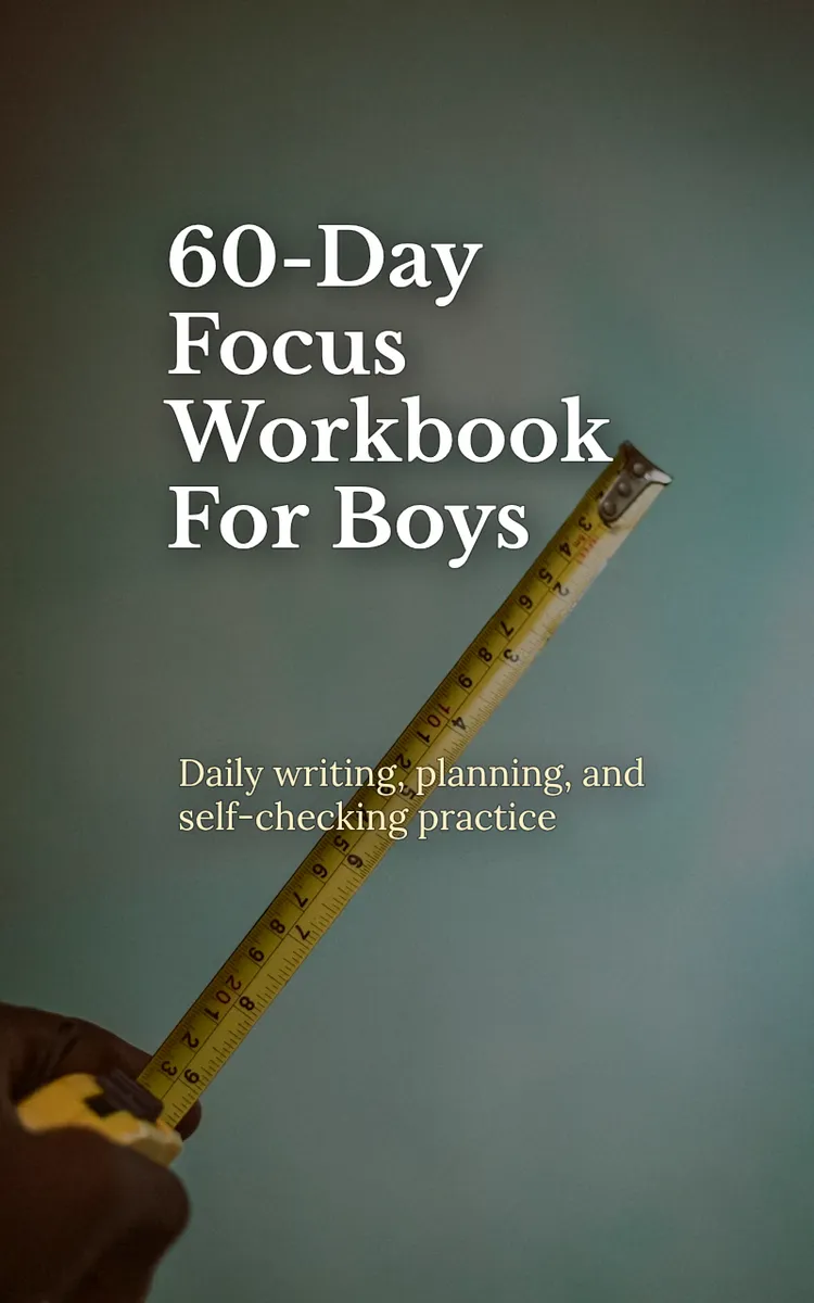 60-Day Focus Workbook For Boys