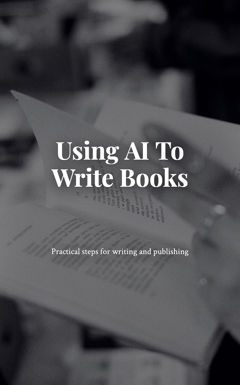 Using AI To Write Books