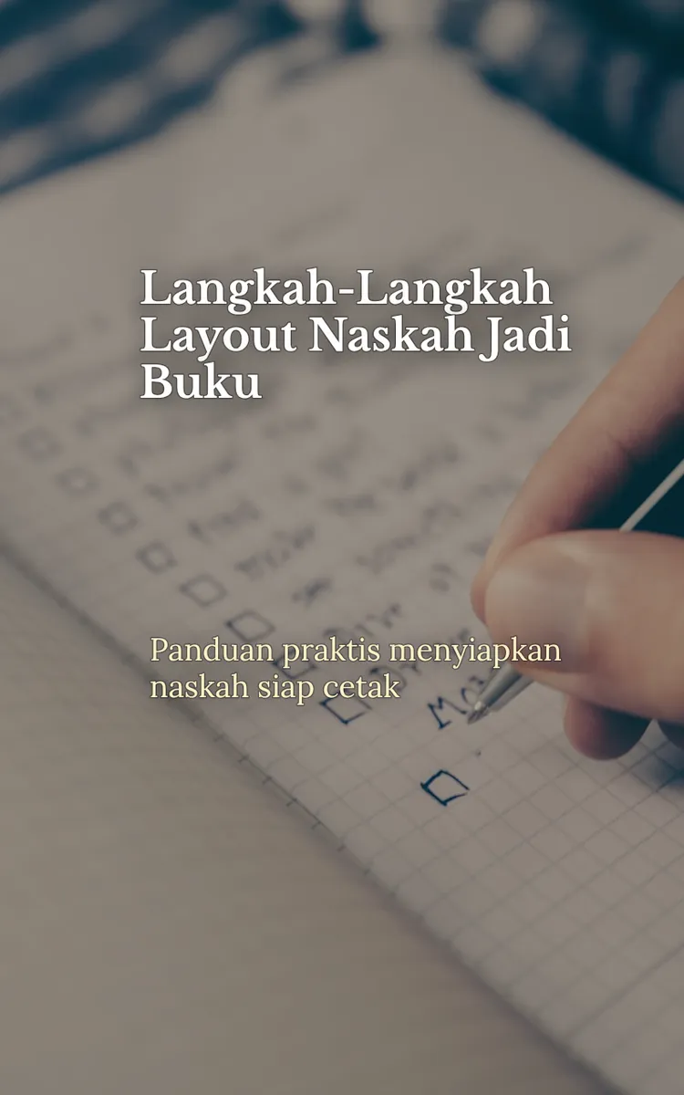 Langkah-Langkah Layout Naskah Jadi Buku