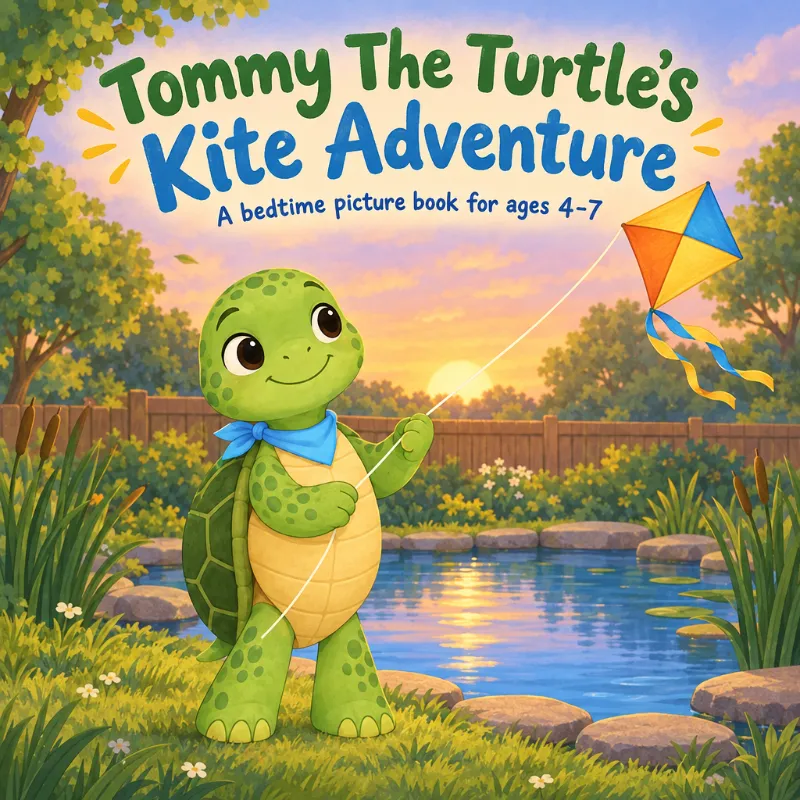 Tommy The Turtle’s Kite Adventure