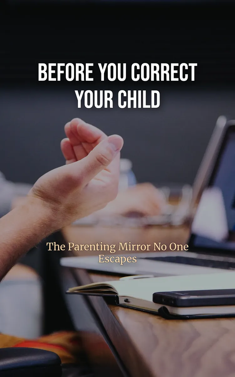 Before You Correct Your Child