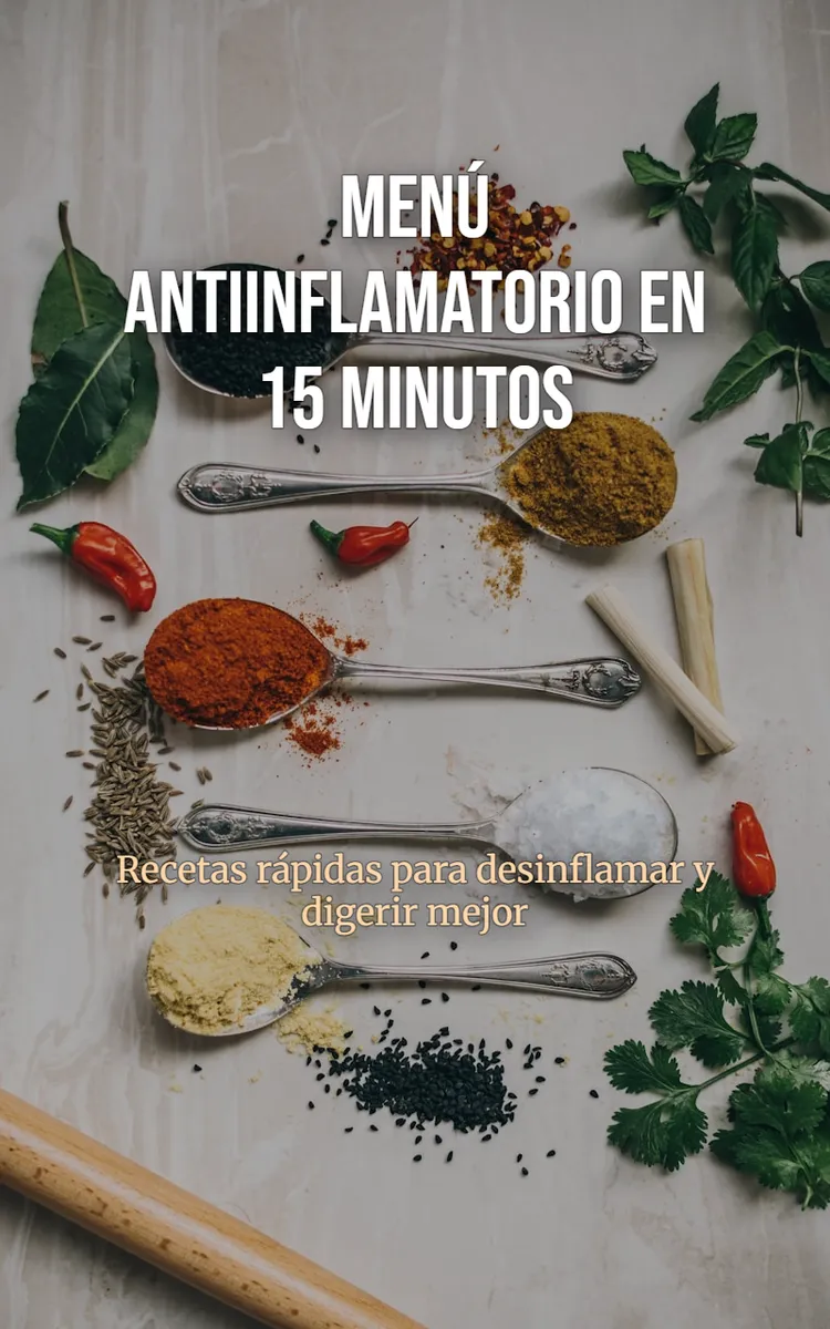 Menú Antiinflamatorio En 15 Minutos