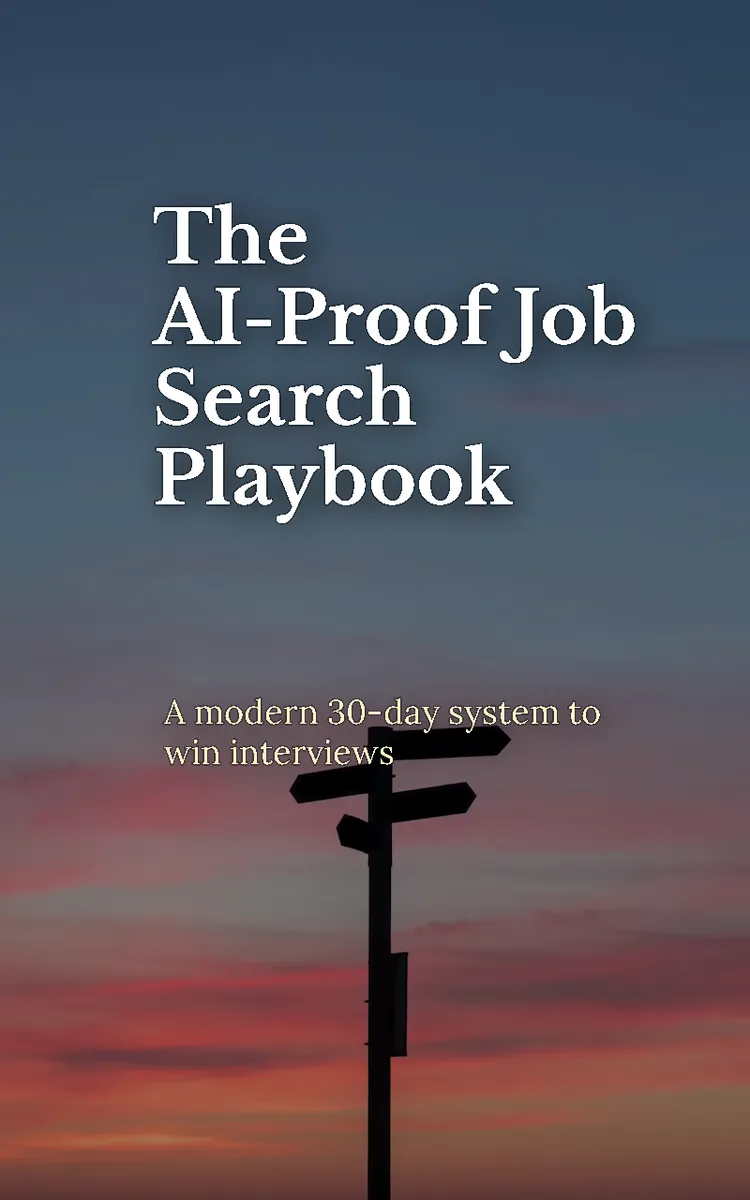 The AI-Proof Job Search Playbook