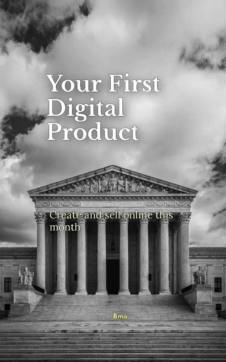 Your First Digital Product