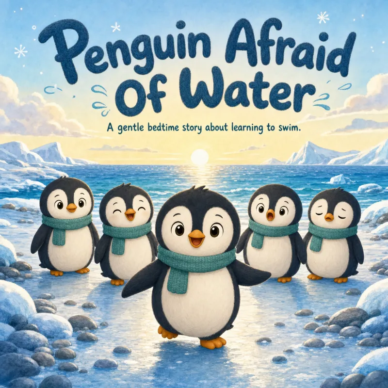 Penguin Afraid Of Water