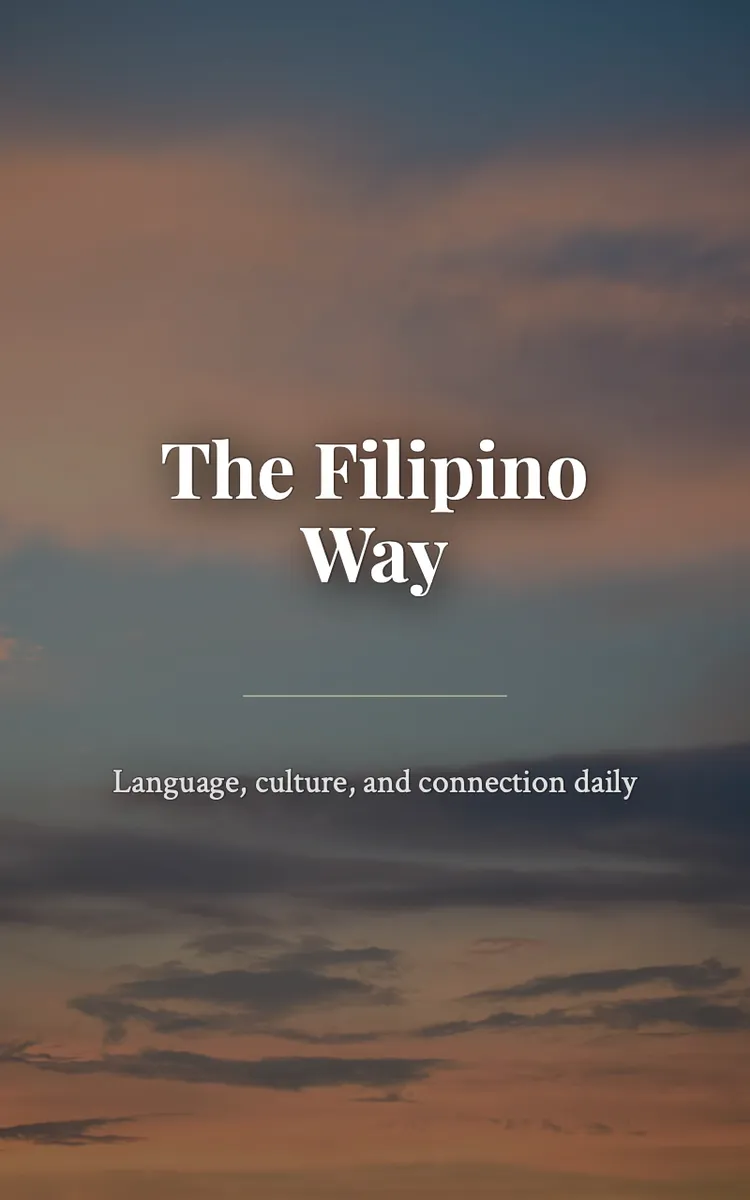 The Filipino Way: Archipelago Ethos