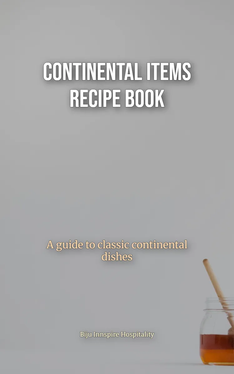 Continental Items Recipe Book