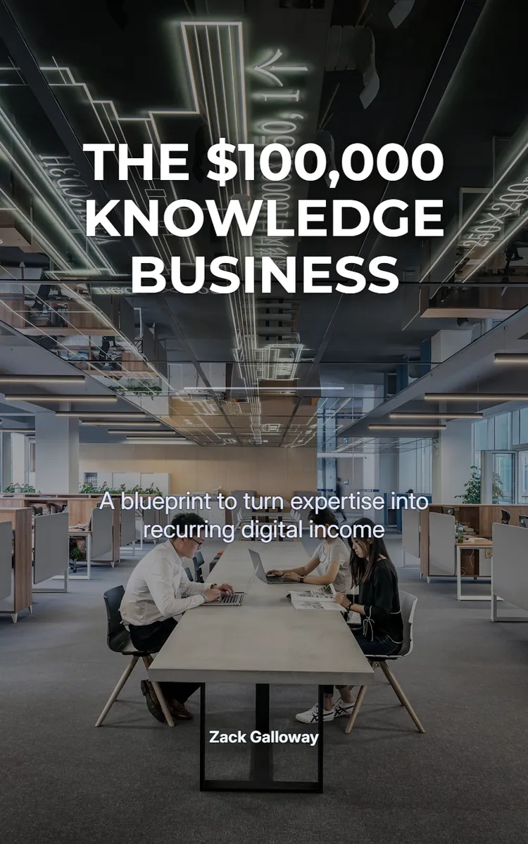 The $100,000 Knowledge Business