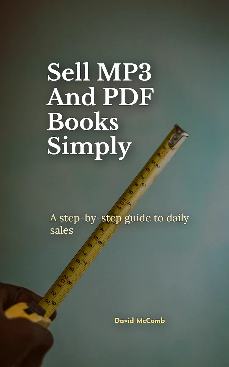 Sell MP3 And PDF Books Simply