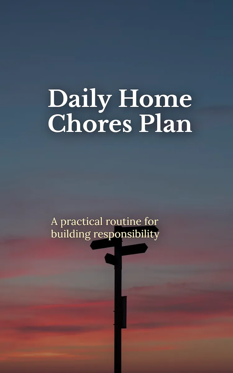 Daily Home Chores Plan