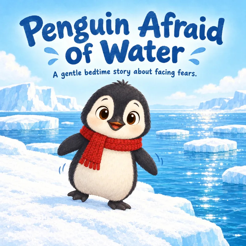 Penguin Afraid Of Water