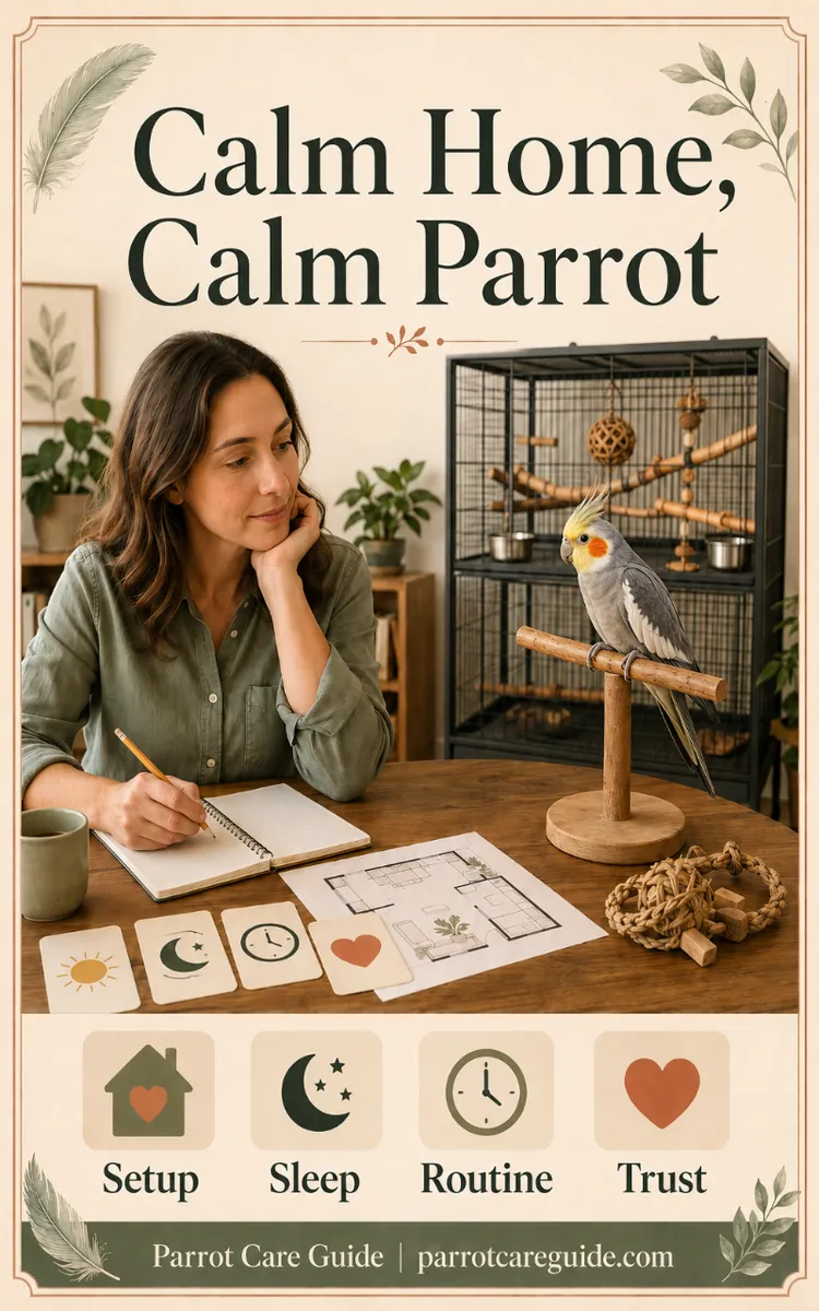 Calm Home, Calm Parrot