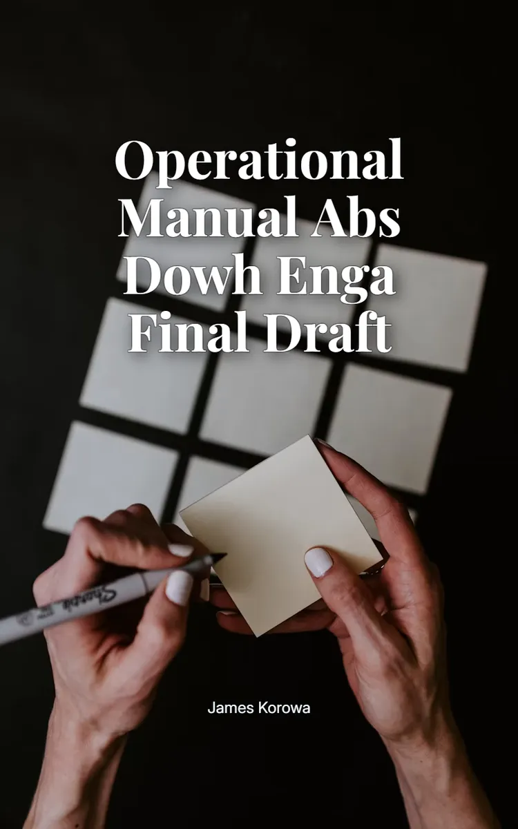 Operational Manual Abs Dowh Enga Final Draft