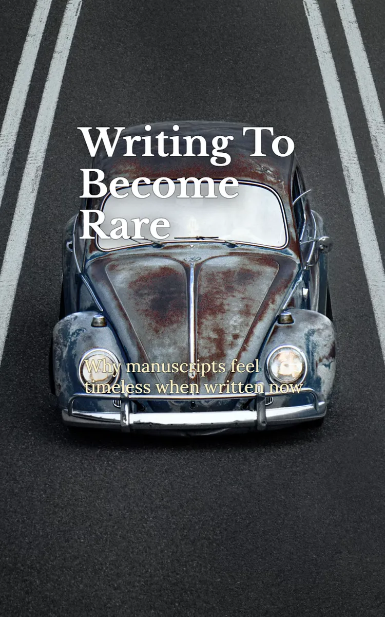 Writing To Become Rare