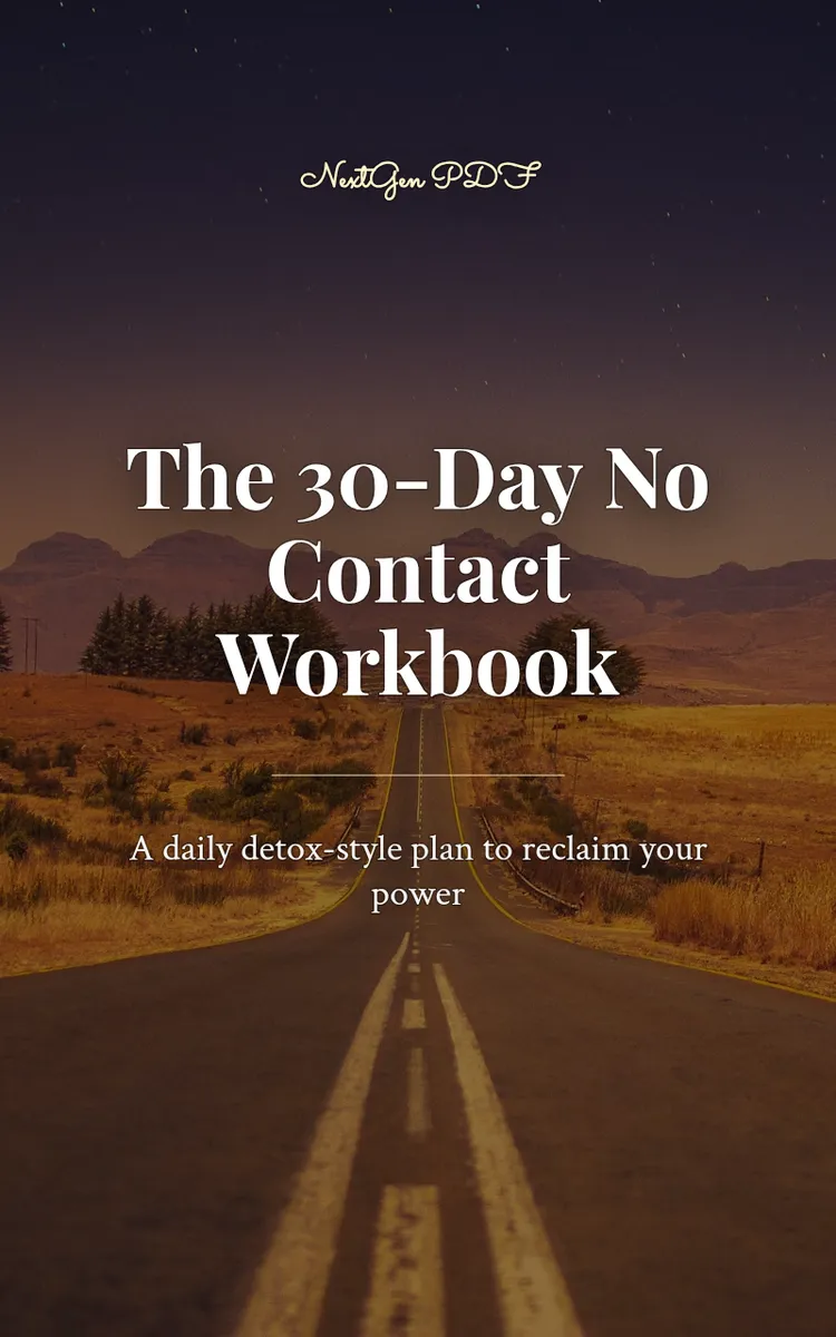 The 30-Day No Contact Workbook